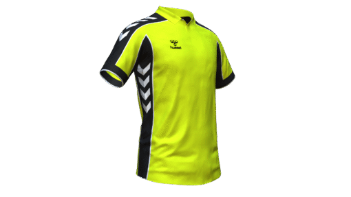 Hummel Club Panel Polo - Sulphur Spring-Black