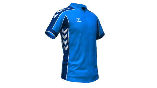 Hummel Club Panel Polo - True Blue-Marine