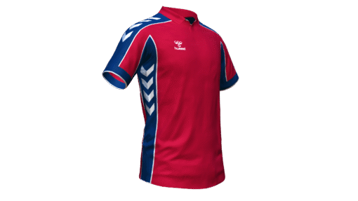 Hummel Club Panel Polo - True Red-Marine