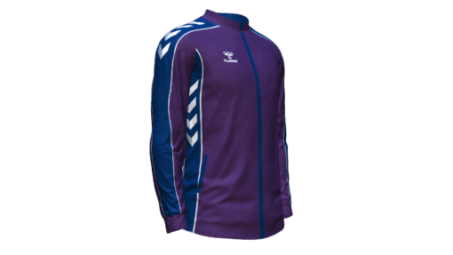Hummel Club Panel Track Jacket - Acai-Marine