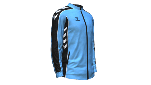 Hummel Club Panel Track Jacket - Argentina Blue-Black