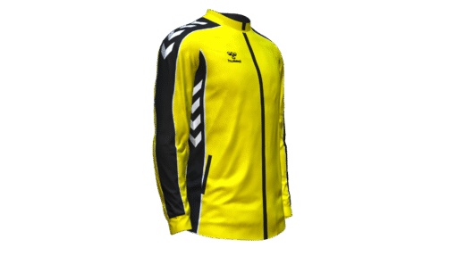 Hummel Club Panel Track Jacket - Blazing Yellow-Black