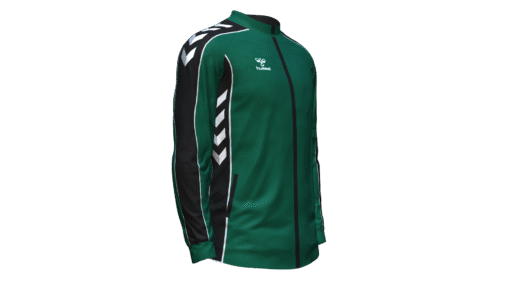 Hummel Club Panel Track Jacket - Evergreen-Black