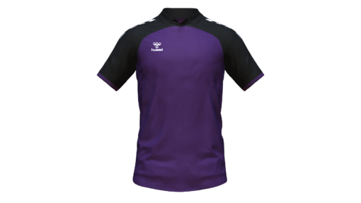 Hummel Club Match Polo - Acai-Black