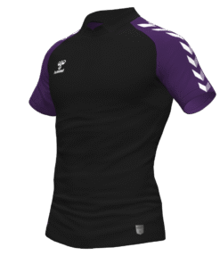 Hummel Match Polo - Black-Acai