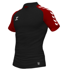 Hummel Match Polo - Black-Maroon