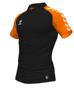 Hummel Match Polo - Black-Orange Tiger