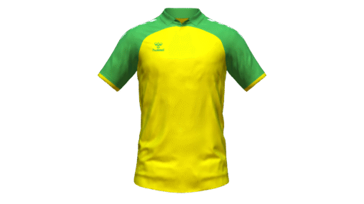 Hummel Club Match Polo - Blazing Yellow-Green Gecko
