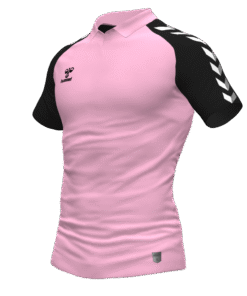 Hummel Match Polo - Cotton Candy-Black