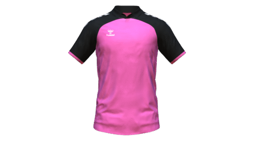 Hummel Club Match Polo - Diva Pink-Black