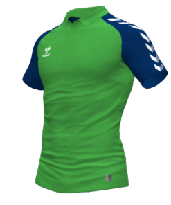 Hummel Match Polo - Green Gecko-Marine