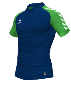 Hummel Match Polo - Marine-Green Gecko