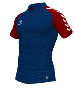 Hummel Match Polo - Marine-Maroon