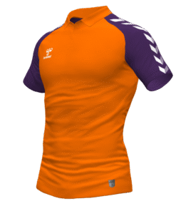 Hummel Match Polo - Orange Tiger-Acai