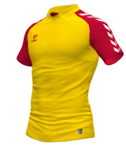 Hummel Match Polo - Sports Yellow-True Red