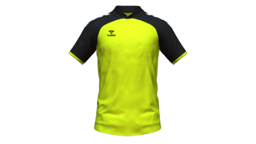 Hummel Club Match Polo - Sulphur Spring-Black