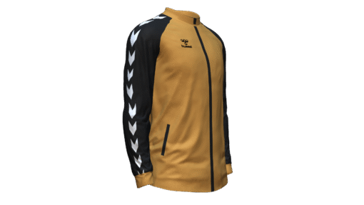 Hummel Club Match Track Jacket - Antique Gold-Black