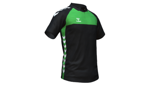 Hummel Playful Polo - Black-Green Gecko