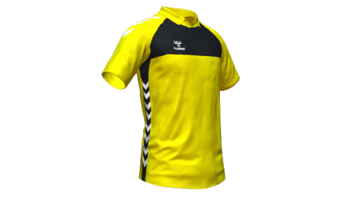 Hummel Playful Polo - Blazing Yellow-Black
