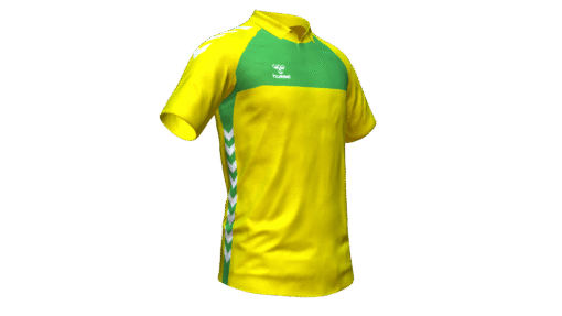 Hummel Playful Polo - Blazing Yellow-Green Gecko