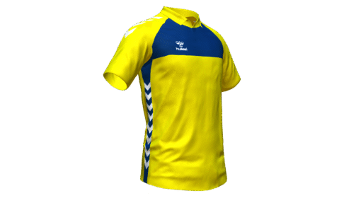 Hummel Playful Polo - Blazing Yellow-Marine