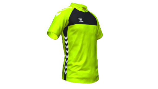 Hummel Playful Polo - Lime Popsicle-Black