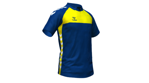 Hummel Playful Polo - Marine-Blazing Yellow