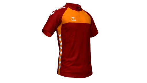 Hummel Playful Polo - Maroon-Orange Tiger