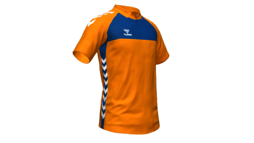 Hummel Playful Polo - Orange Tiger-Marine