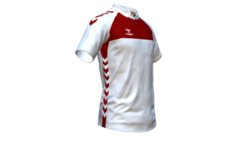 Hummel Playful Polo - White-Maroon