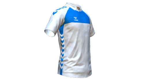 Hummel Playful Polo - White-True Blue