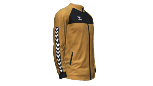 Hummel Playful Track Jacket - Antique Gold-Black
