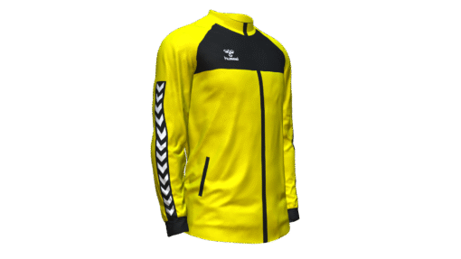 Hummel Playful Track Jacket - Blazing Yellow-Black
