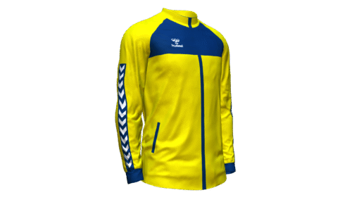 Hummel Playful Track Jacket - Blazing Yellow-Marine