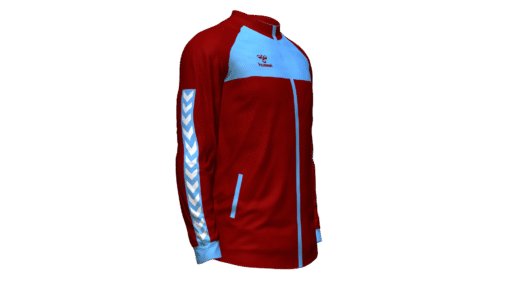 Hummel Playful Track Jacket - Maroon-Argentina Blue