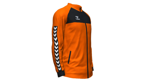 Hummel Playful Track Jacket - Shocking Orange-Black