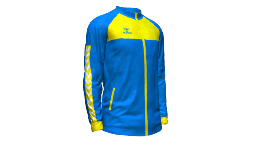 Hummel Playful Track Jacket - True Blue-Blazing Yellow