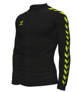 Hummel Chevron Referee Track Jacket - Black-Sulphur Spring