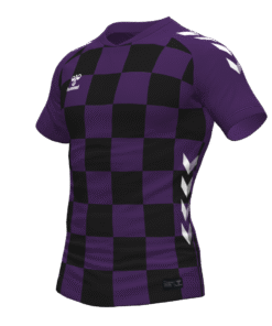 Hummel Checkers Jersey - Acai-Black