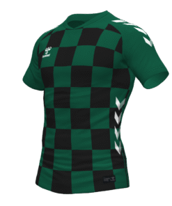 Hummel Checkers Jersey - Evergreen-Black