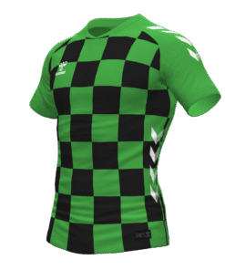 Hummel Checkers Jersey - Green Gecko-Black