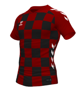 Hummel Checkers Jersey - Maroon-Black