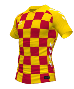 Hummel Checkers Jersey - Sports Yellow-True Red