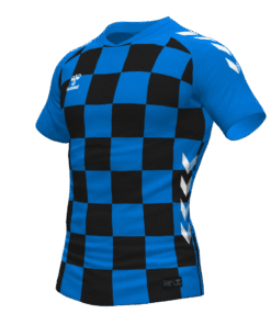 Hummel Checkers Jersey - True Blue-Black