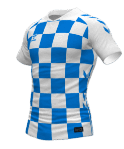 Hummel Checkers Jersey - White-True Blue