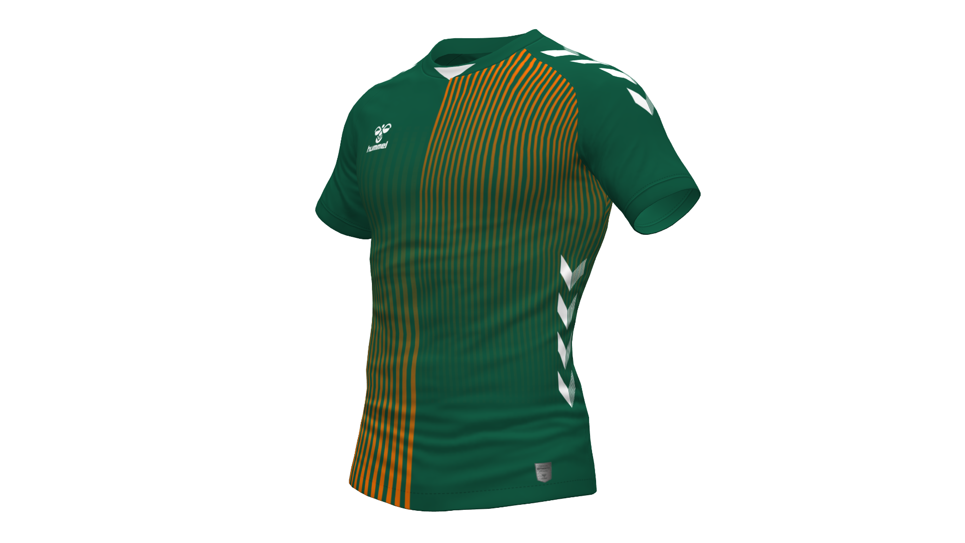 Hummel Coventry Jersey - Evergreen-Orange Tiger