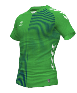Hummel Coventry Jersey - Green Gecko-Marine