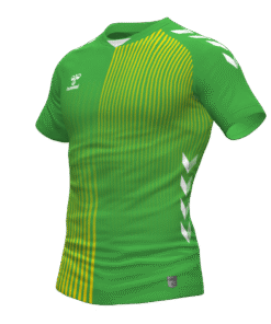 Hummel Coventry Jersey - Green Gecko-Sports Yellow