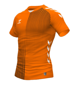 Hummel Coventry Jersey - Orange Tiger-Black