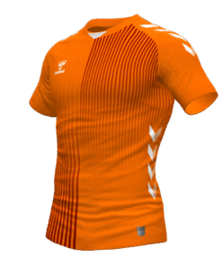 Hummel Coventry Jersey - Orange Tiger-Maroon